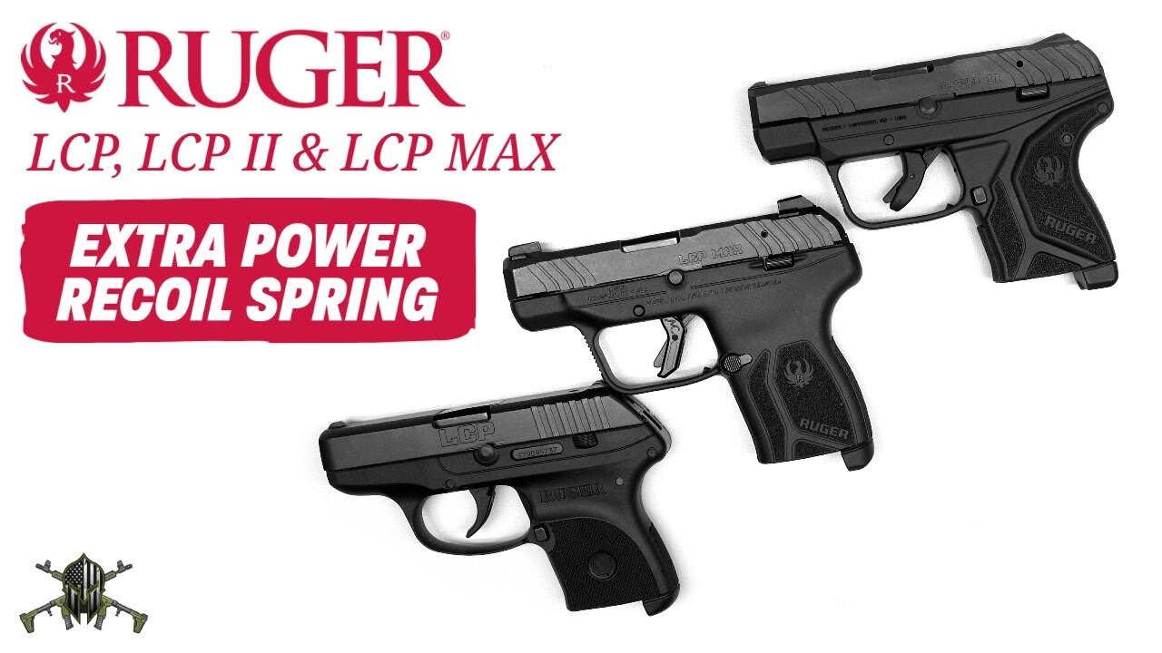 Extra Power Recoil Spring Upgrade for Ruger LCP, LCP II & LCP MAX!
