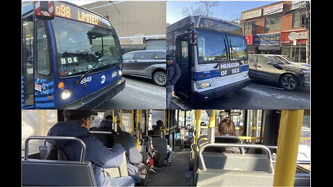 I Take Take The Q98 Nova LFS Bus Then I Take Q58 also Q26 MTA Bus
