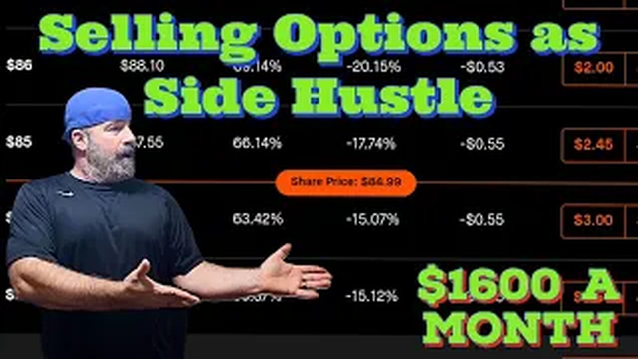 Options As Side Hustle - $1600 a month