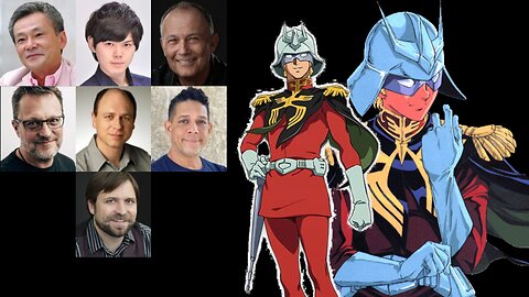 Anime Voice Comparison- Char Aznable (Mobile Suit Gundam)
