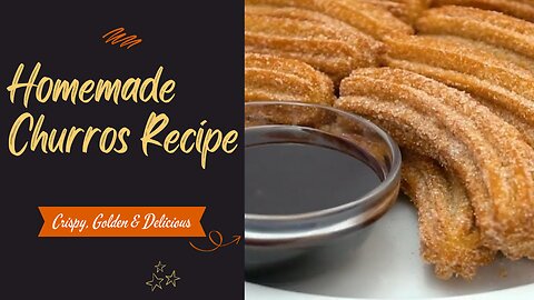 How to Make Authentic Churros at Home | Easy Step-by-Step Recipe