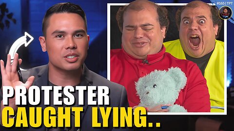 Portland Protester LIES Through His Teeth