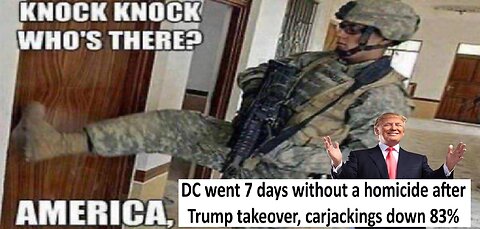 DC went 7 days without a homicide after Trump takeover, carjackings down 83%