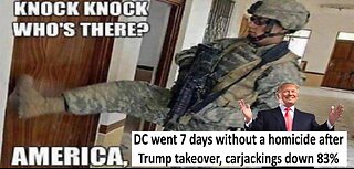 DC went 7 days without a homicide after Trump takeover, carjackings down 83%