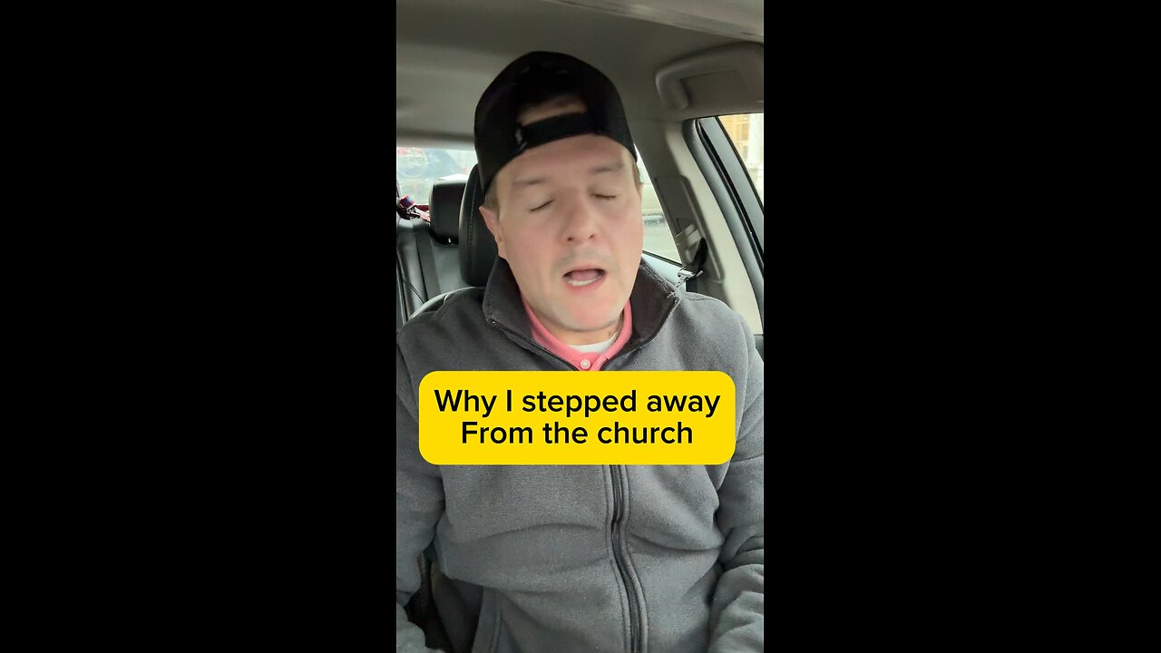 Why I stepped away from the church