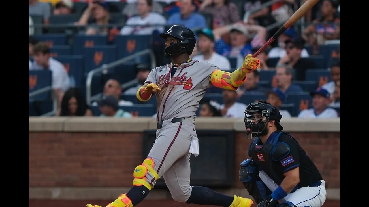 Ronald Acuña Jr. volvió a sacudir jonron