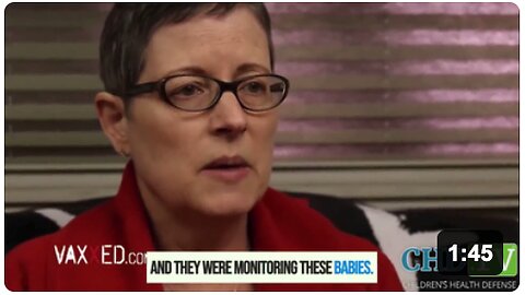 Marcella Piper Terry on the (Sudden Infant Death Syndrome or SIDS) vaccine connection.