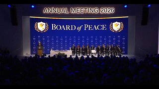 LOL Trump Checks to See If He Likes The World Leaders Gathered at Board of Peace Signing