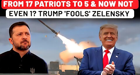 Trump Betrays Zelensky On Patriots After Promising 17 Systems And Hopes Of 5, Kyiv May Get None In…