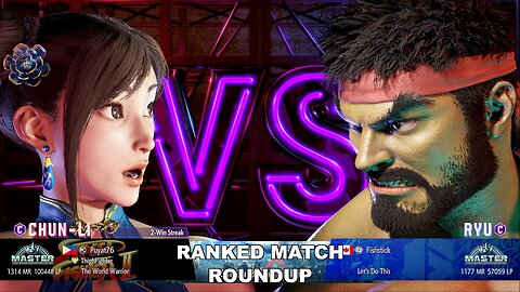 Kuya Kalbo SF6 Ranked Roundup. Chun Li Master Rank [Hori Fight Stick]