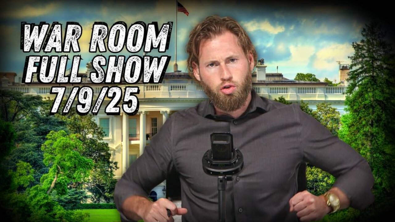 WAR ROOM WITH OWEN SHROYER - 7/9/2025: After Epstein Cover-Up, White House Gives Netanyahu A King’s Treatment and Vows to Fight Anti-Semitism