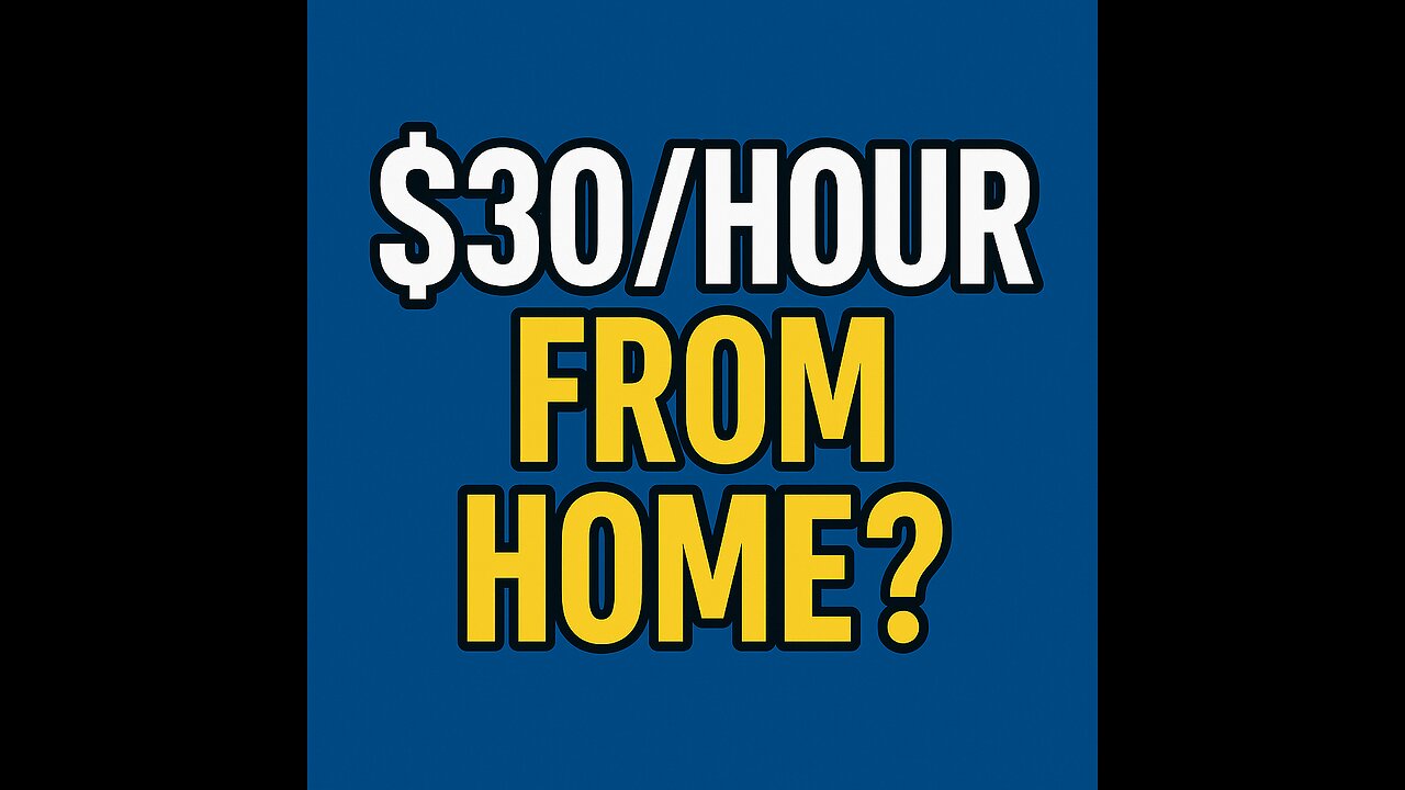 Work From Home & Earn $30/Hour – No Experience Needed!