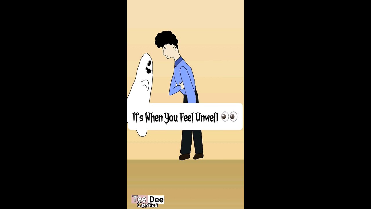 Sometimes when you feel unwell, it doesn't mean you're sick👀👻.