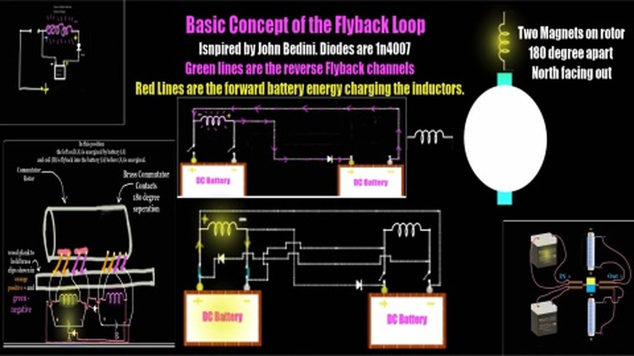 The Flyback Loop Updated (capacitors diodes and the path of least resistance).