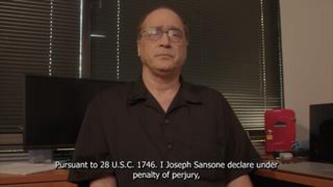The Great Reset On Trial, Statement By Dr. Joseph Sansone