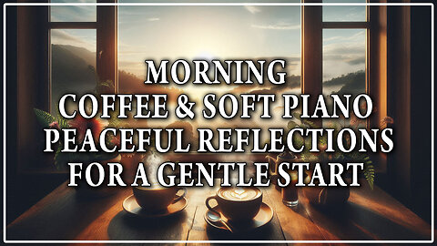 ☀️ Morning Coffee Vibes with Soft Piano 🎹 | Peaceful Music to Start Your Day 🌿☕