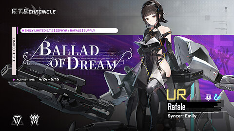E.T.E Chronicle AVirtual Heart Hidden in Wonderland Banner Gameplay Emily Rafale Deneb Frostbloom