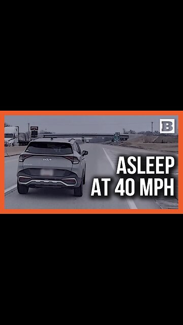 Asleep at 40MPH! Trooper Stops Unconscious Driver Drifting Down Turnpike