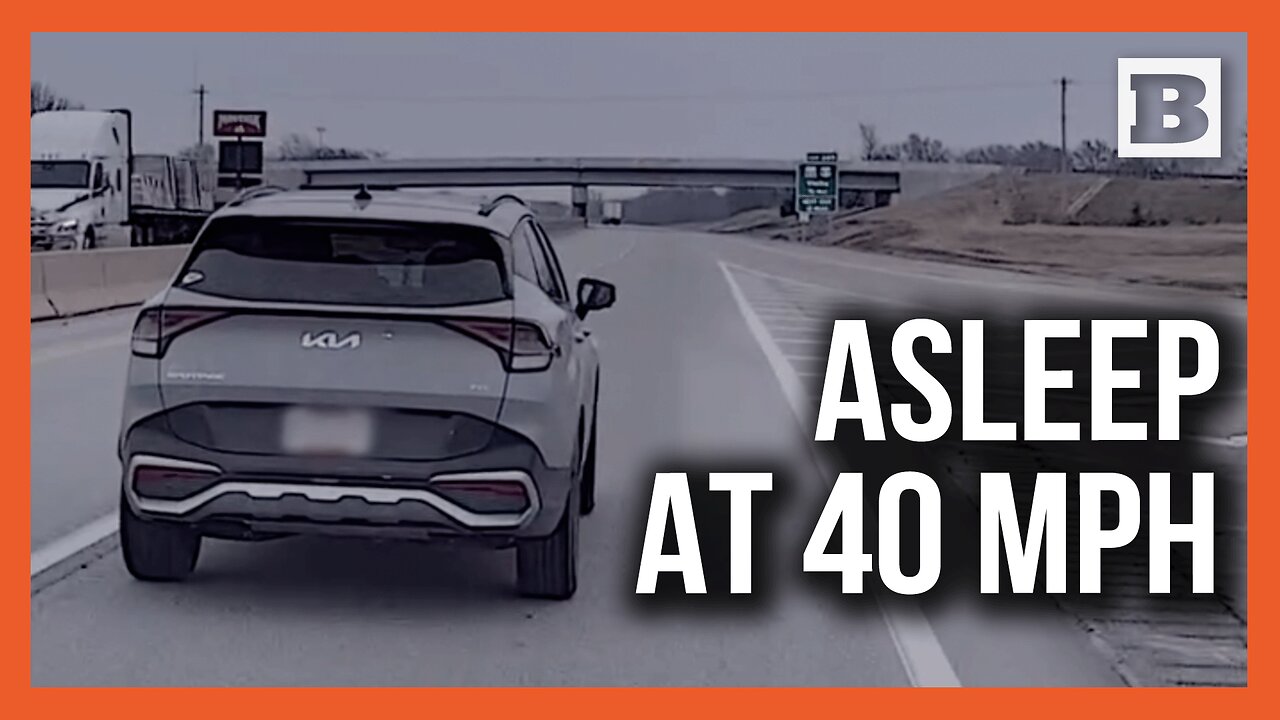 Asleep at 40MPH! Trooper Stops Unconscious Driver Drifting Down Turnpike