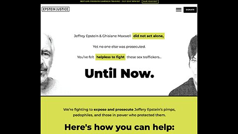Epstein Justice Now! With Author and Podcaster Nick Bryant.