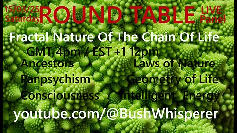 Fractal Nature Of The Chain Of Life - ROUND TABLE Live Panel