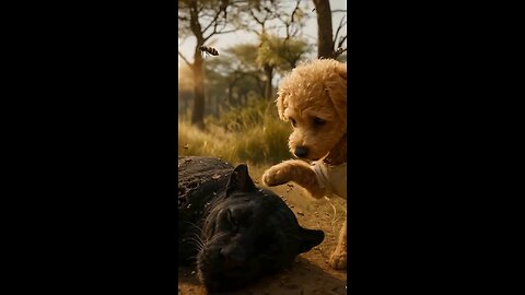 Dog Saves Panther! Wildlife Rescue Hero🐶