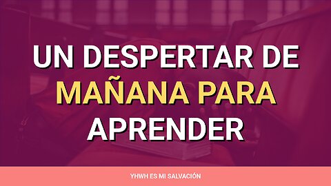 🛐 ️Un despertar de mañana para aprender | Salmos 19:2-3