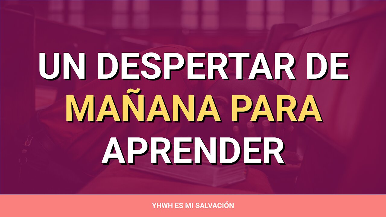 🛐 ️Un despertar de mañana para aprender | Salmos 19:2-3