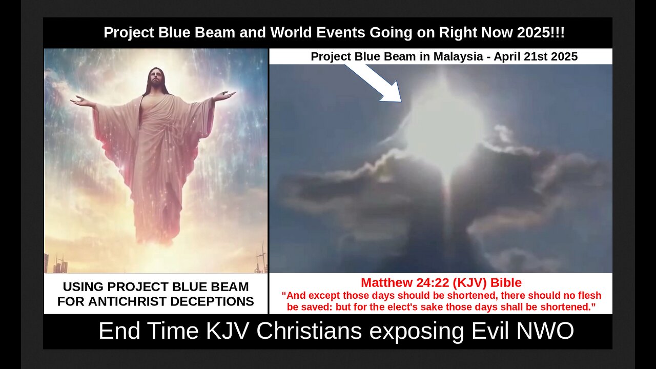 Project Blue Beam and World Events Going on Right Now 2025!!!