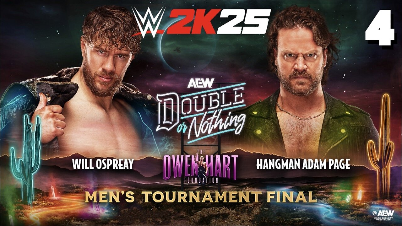 WWE 2K25 AEW Double or Nothing 2025 - Match 4: Page has done it!