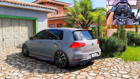 600BHP Volkswagen Golf R - Forza Horizon 5 | Thrustmaster T300RS