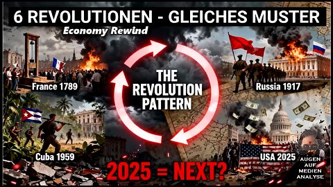 Der 6-Stufen-Revolution-Zyklus: Frankreich, Russland, Kuba... USA sind auf Stufe 4 (Economy Rewind)