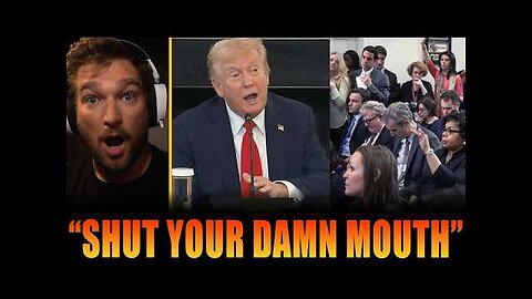 Reporter YELLS at Trump and Quicky FINDS OUT - This is Priceless