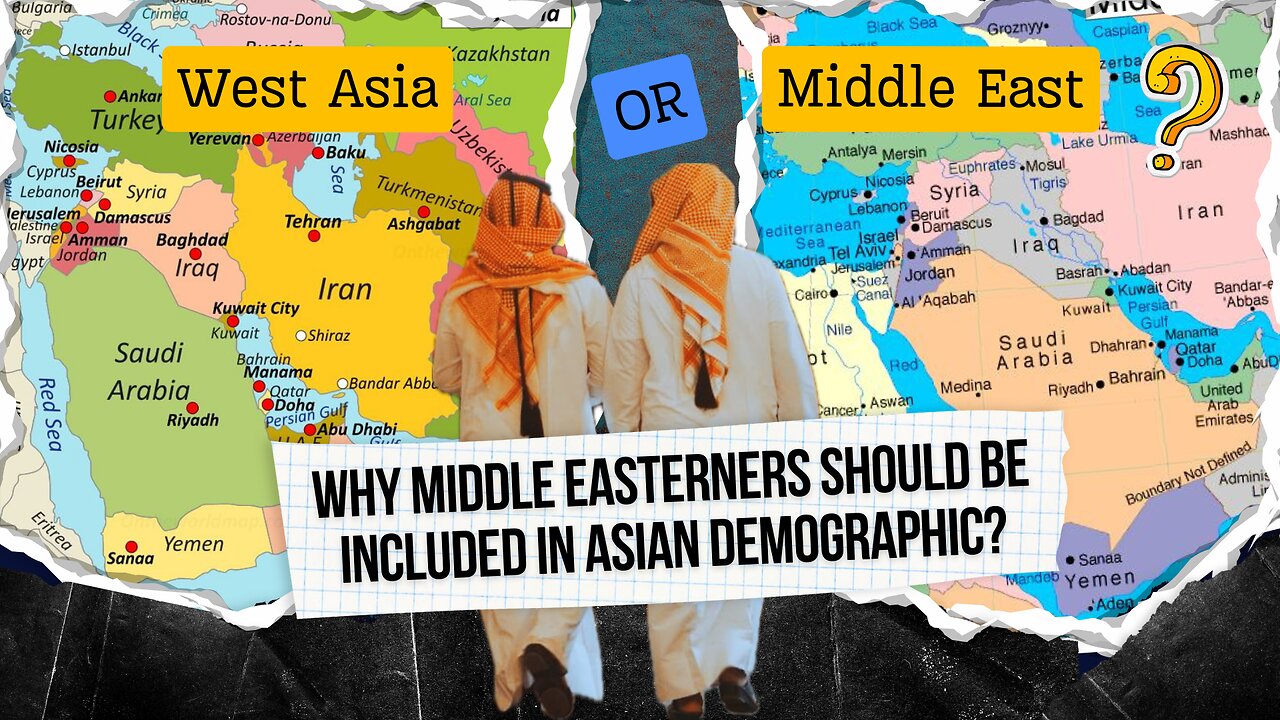 Why Asians forget including West Asians in the demographic?