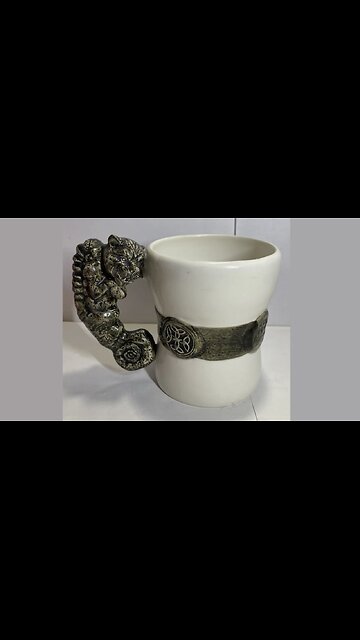 Clean, Weird, Freaky & Fun: VTG 1997 Vandor Ceramic Goth Gothic Gargoyle Handle Mug (EUC)