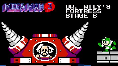 Mega Man 3 (NES) - Dr. Wily's Fortress Stage 6