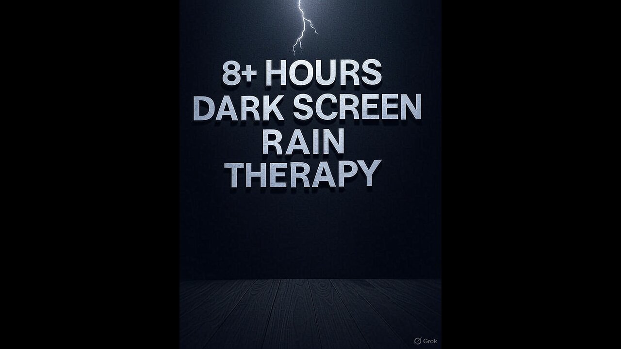🌧 💤 "Light Rain Therapy 8 Hours of Sounds Sleeping Relaxation & Stress Relief Study" 🌧 💤"