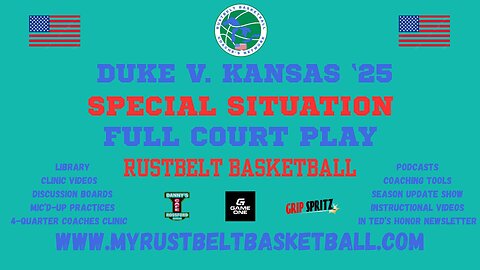 Duke v. Kansas '25 Special Situation Full Court Scenario