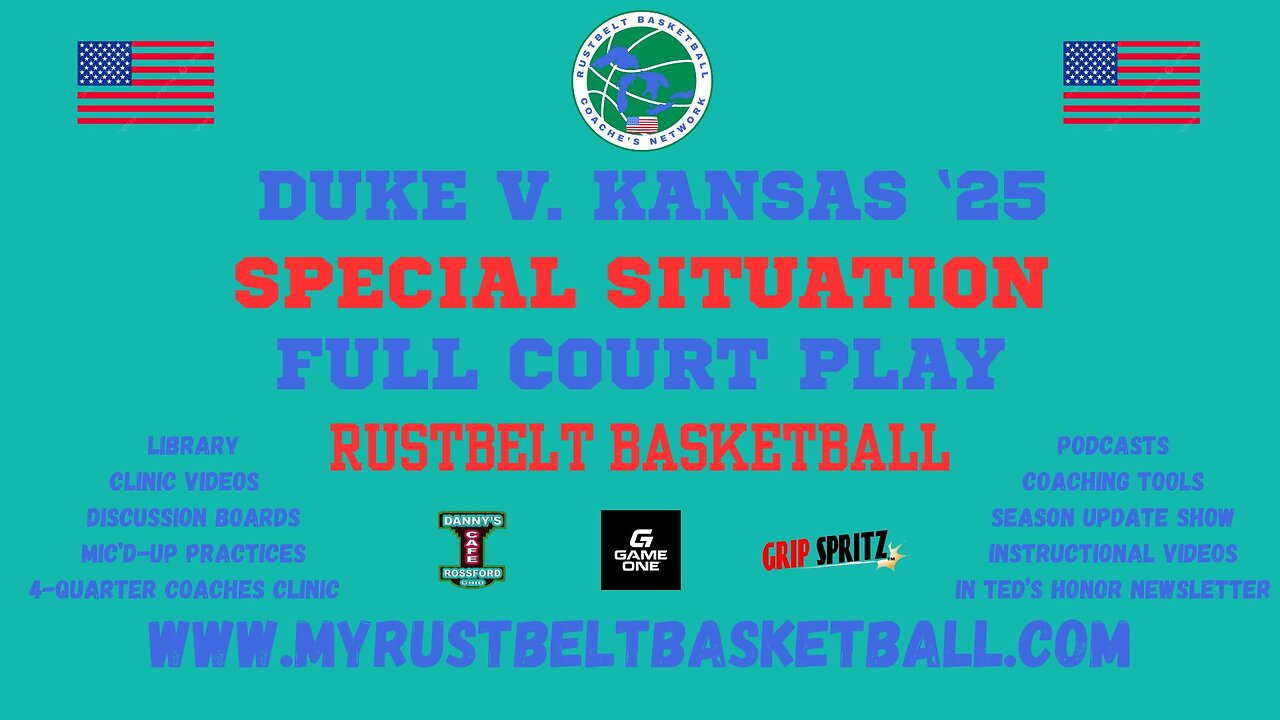 Duke v. Kansas '25 Special Situation Full Court Scenario