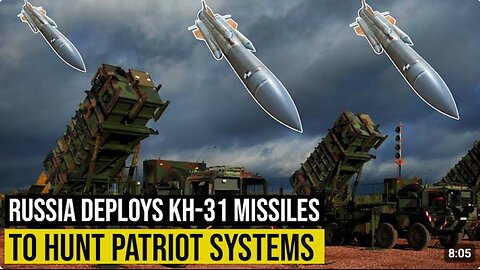 Russia Launches Kh-31P Missiles to Search & destroy Patriot Air Defense Systems in Kyiv