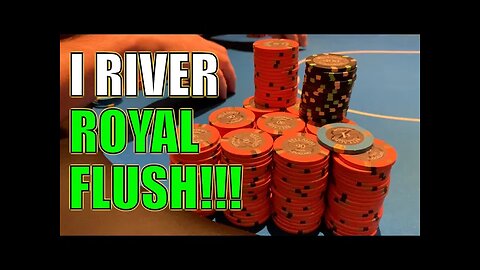 I Make My First ROYAL FLUSH And Get Paid!!! Unbelievable Hand! Must See! Poker Vlog Ep 264