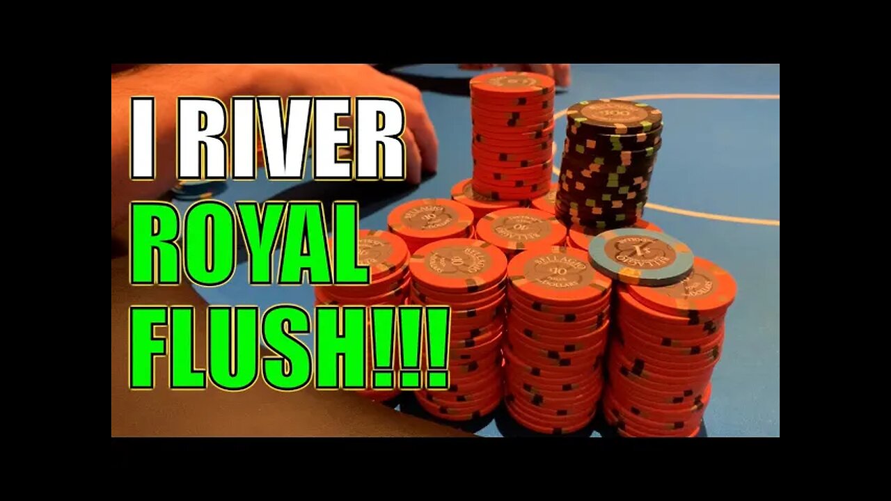 I Make My First ROYAL FLUSH And Get Paid!!! Unbelievable Hand! Must See! Poker Vlog Ep 264