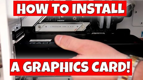 How To Install Or Swap A Graphics Card Nvidia RTX To AMD Radeon