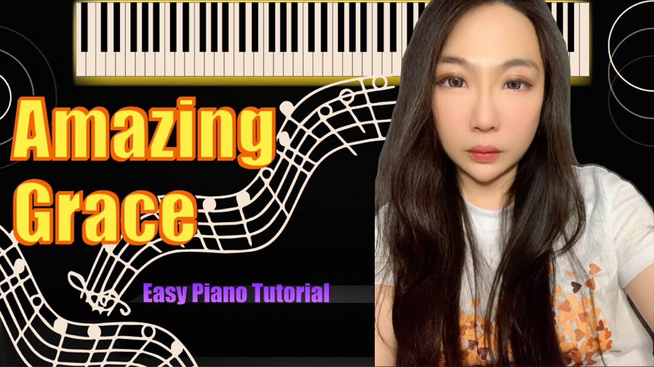 Amazing Grace Piano Easy Tutorial