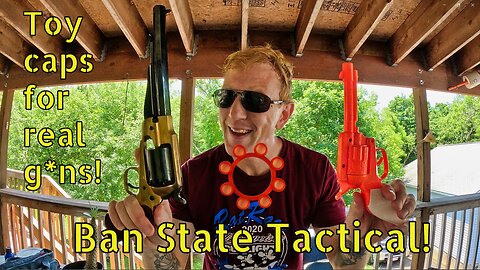 Shooting Real G*ns With Toy Caps! Will The Black Powder Ignite? (Ban State Tactical)