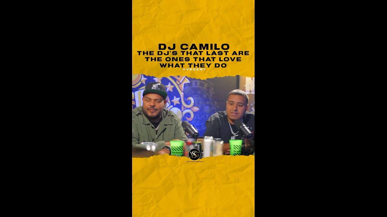 @djcamilo The DJ’s that last are the ones that love what they do