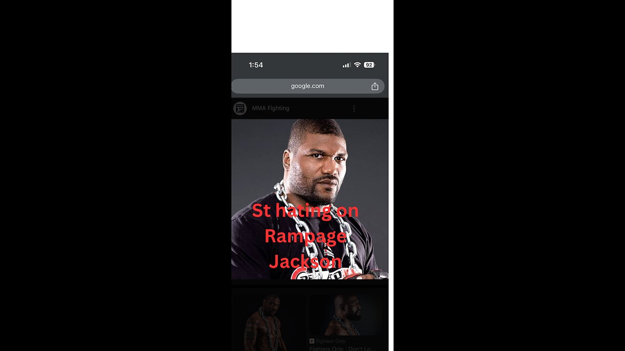 Stop hating on Rampage Jackson