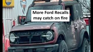 Ford recalls over 694,271 vehicles, more fire risk