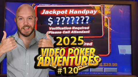 Our Biggest Video Poker Win EVER! What a Hand Pay!!!