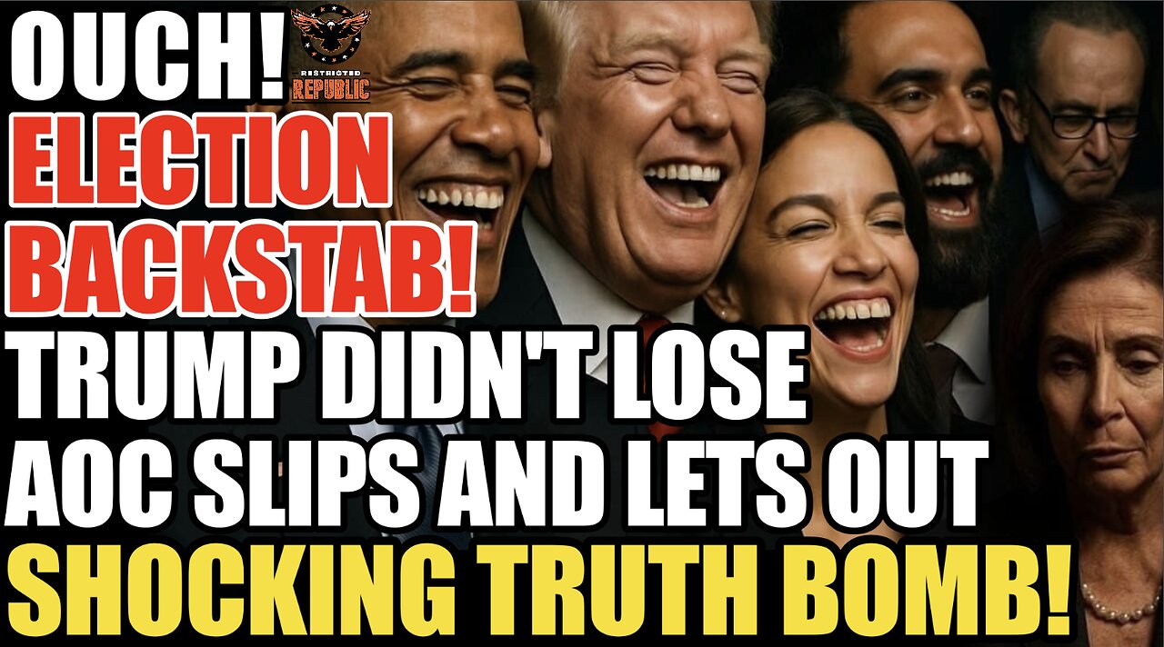 OUCH! Election Backstab!! Trump Didn't Lose! AOC Slips and Lets Out SHOCKING Truth Bomb on Pelosi!